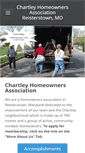 Mobile Screenshot of chartleyhomeowners.org